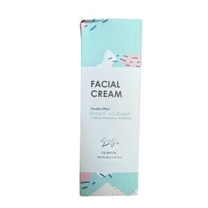 GlamFox Double Effect Retinol + Collagen Facial Cream 80ml (2.82 fl oz) - New